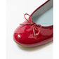 日本製 Emma Francis 圓頭平底芭蕾舞晴雨鞋 (02a-E 135) (Dark Red Enamel)（ダークレッド エナメル）