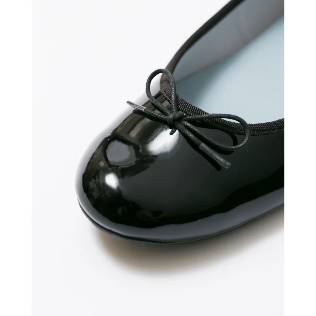 日本製 Emma Francis 圓頭平底芭蕾舞晴雨鞋 (02a-E 101) (Black Enamel)（ブラック エナメル）