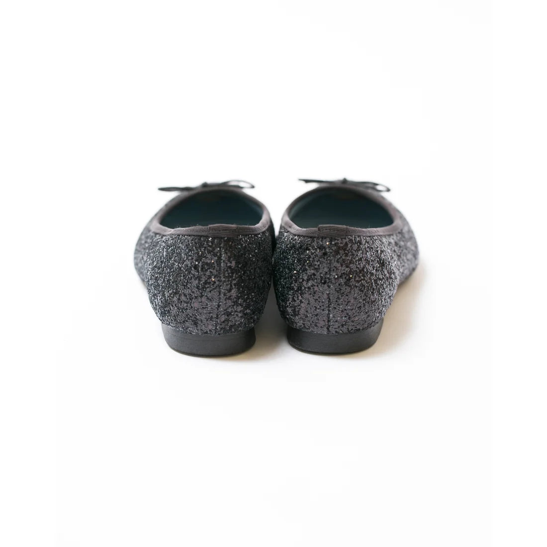 日本製 Emma Francis 圓頭平底芭蕾舞鞋 (02a-G 101)(Black Glitter)（ブラック グリッター）