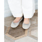 日本製【珍珠色調防水】Emma Francis圓頭平底芭蕾舞鞋(02b-L S153)(Grey leather suede)（グレー レザースエード）
