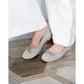 日本製【珍珠色調防水】Emma Francis圓頭平底芭蕾舞鞋(02b-L S153)(Grey leather suede)（グレー レザースエード）