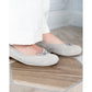 日本製【珍珠色調防水】Emma Francis圓頭平底芭蕾舞鞋(02b-L S153)(Grey leather suede)（グレー レザースエード）