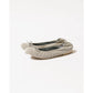 日本製【珍珠色調防水】Emma Francis圓頭平底芭蕾舞鞋(02b-L S153)(Grey leather suede)（グレー レザースエード）