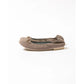 日本製【珍珠色調防水】Emma Francis圓頭平底芭蕾舞鞋(02b-L S155)(Charcoal grey leather suede)（チャコールグレー レザースエード）