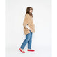 日本製【珍珠色調防水】Emma Francis圓頭平底芭蕾舞鞋(02b-L S135)(Red leather suede)（レッド レザースエード）
