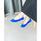 日本製【珍珠色調防水】Emma Francis圓頭平底芭蕾舞鞋(02b-L S120)(Blue leather suede)（ブルー レザースエード）