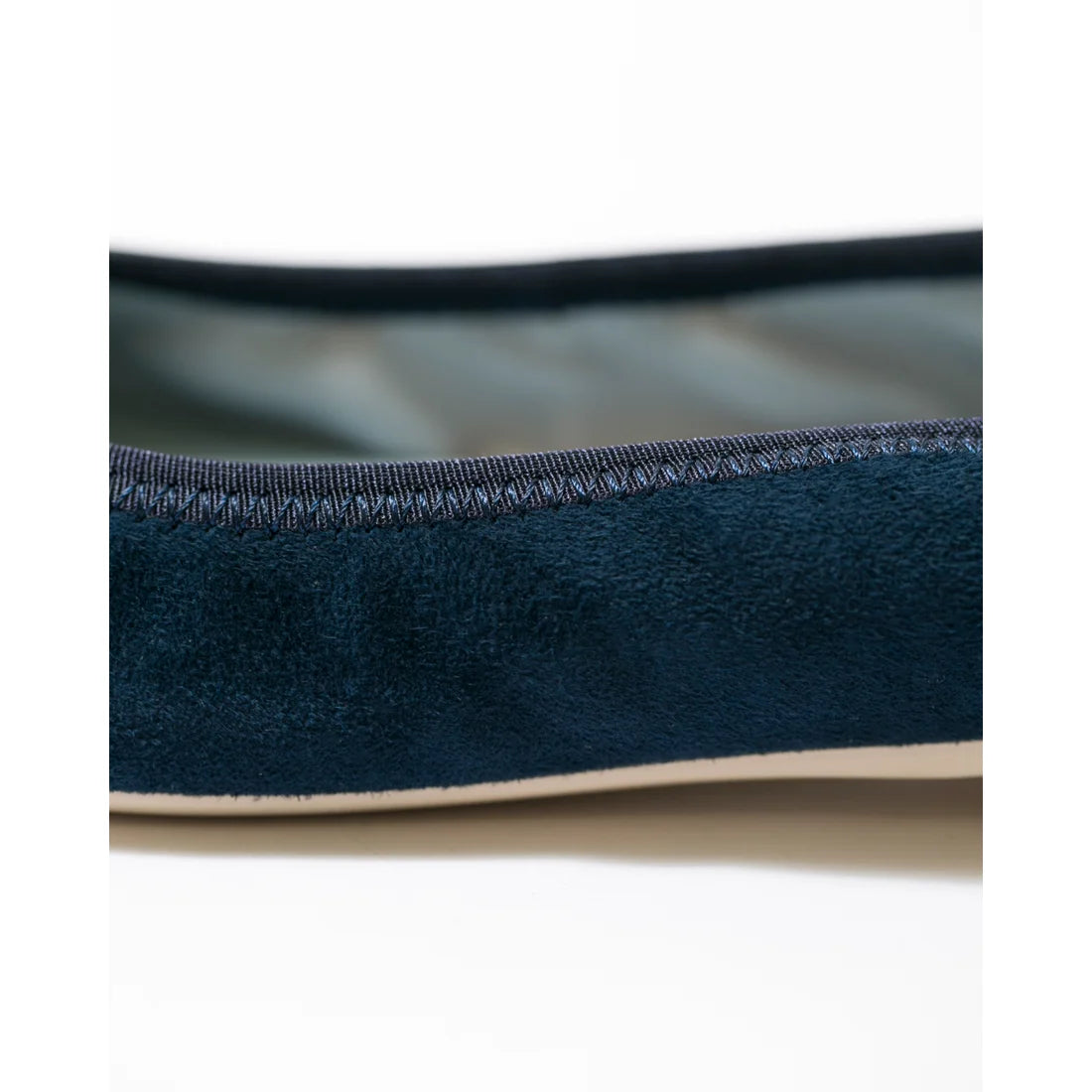 日本製【珍珠色調防水】Emma Francis圓頭平底芭蕾舞鞋(02b-L S117)(Navy leather suede)（ネイビー レザースエード）