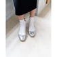 日本製【珍珠色調防水】Emma Francis圓頭平底芭蕾舞鞋(02b-L M162)(Silver leather suede)（シルバー レザースエード）