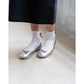 日本製【珍珠色調防水】Emma Francis圓頭平底芭蕾舞鞋(02b-L M162)(Silver leather suede)（シルバー レザースエード）