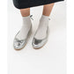 日本製【珍珠色調防水】Emma Francis圓頭平底芭蕾舞鞋(02b-L M162)(Silver leather suede)（シルバー レザースエード）