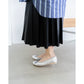 日本製【珍珠色調防水】Emma Francis圓頭平底芭蕾舞鞋(02b-L M162)(Silver leather suede)（シルバー レザースエード）
