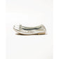 日本製【珍珠色調防水】Emma Francis圓頭平底芭蕾舞鞋(02b-L M162)(Silver leather suede)（シルバー レザースエード）