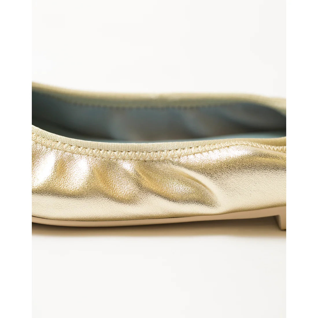 日本製【珍珠色調防水】Emma Francis圓頭平底芭蕾舞鞋(02b-L M164)(Gold leather suede)（ゴールド レザースエード）