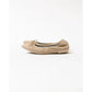 日本製【珍珠色調防水】Emma Francis尖頭平底芭蕾舞鞋 (01b-L S108) (Beige leather suede)（ベージュ レザースエード）
