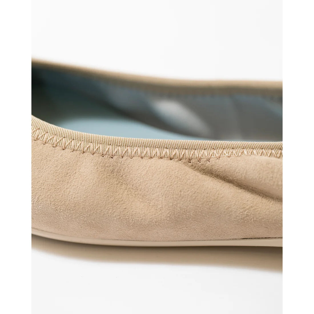 日本製【珍珠色調防水】Emma Francis尖頭平底芭蕾舞鞋 (01b-L S108) (Beige leather suede)（ベージュ レザースエード）