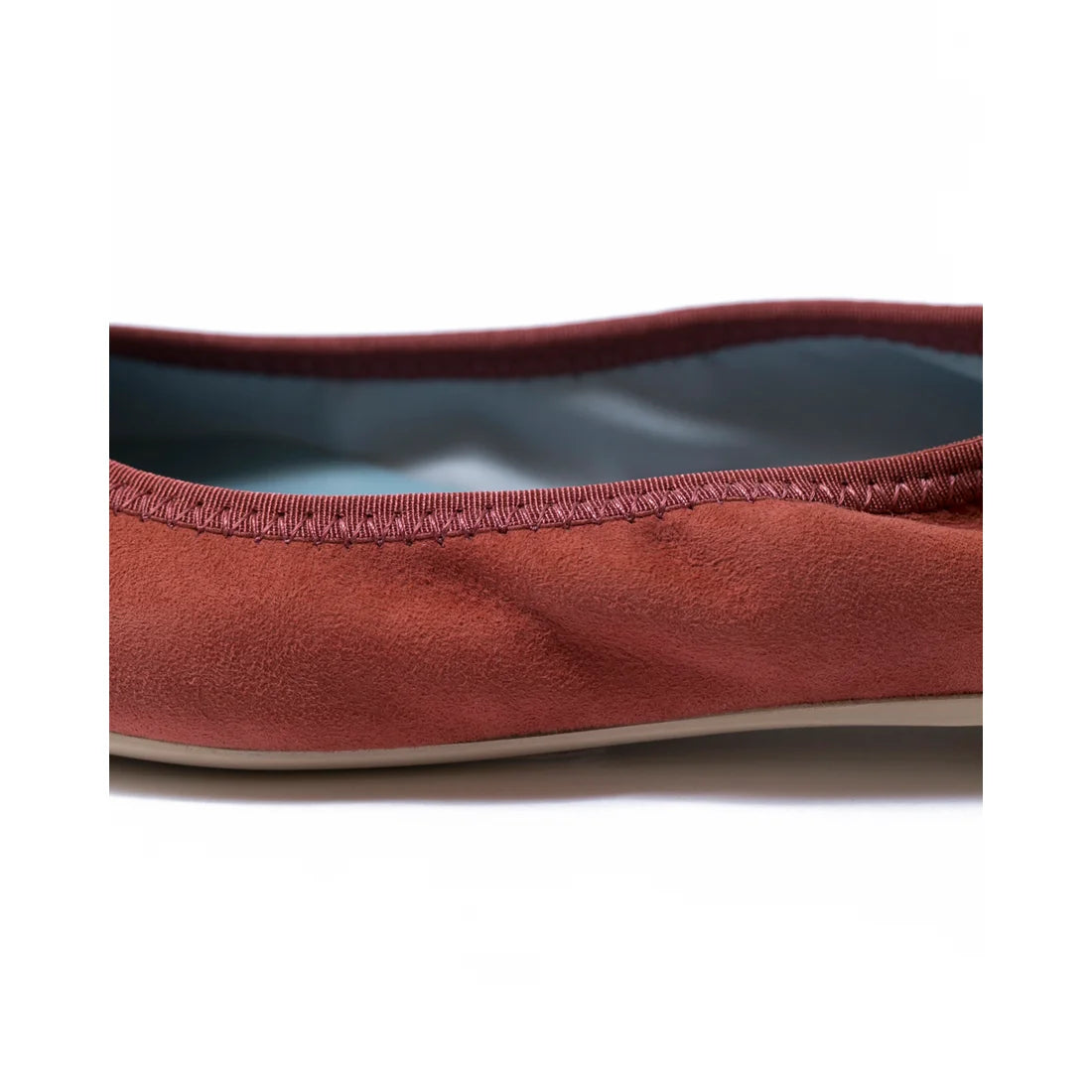 日本製【珍珠色調防水】Emma Francis尖頭平底芭蕾舞鞋(01b-L S129)(orange leather suede)（オレンジ レザースエード）