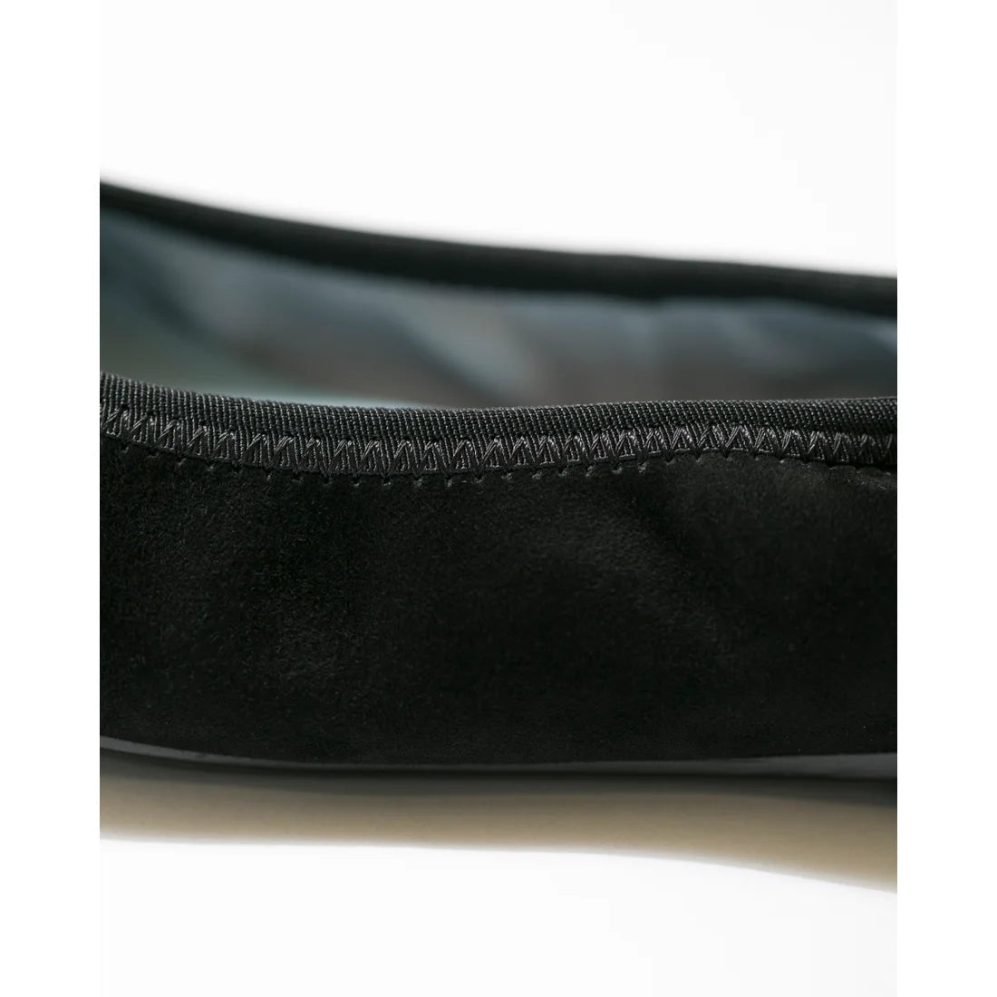 日本製【珍珠色調防水】Emma Francis尖頭平底芭蕾舞鞋(01b-L S101)(Black leather suede)（ブラック レザースエード）