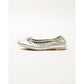 日本製【珍珠色調防水】Emma Francis尖頭平底芭蕾舞鞋 (01b-L M162) (Silver leather suede)（シルバー レザースエード）