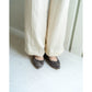 日本製【珍珠色調防水】Emma Francis尖頭平底芭蕾舞鞋(01b-L S334)(Leopard print leather suede)（レオパード柄 レザースエード）