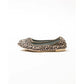 日本製【珍珠色調防水】Emma Francis尖頭平底芭蕾舞鞋(01b-L S334)(Leopard print leather suede)（レオパード柄 レザースエード）
