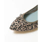 日本製【珍珠色調防水】Emma Francis尖頭平底芭蕾舞鞋(01b-L S334)(Leopard print leather suede)（レオパード柄 レザースエード）