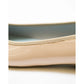 日本製【晴雨兼容】Emma Francis尖頭平底芭蕾舞晴雨鞋(01a-E 108)(Beige enamel) （ベージュ エナメル）