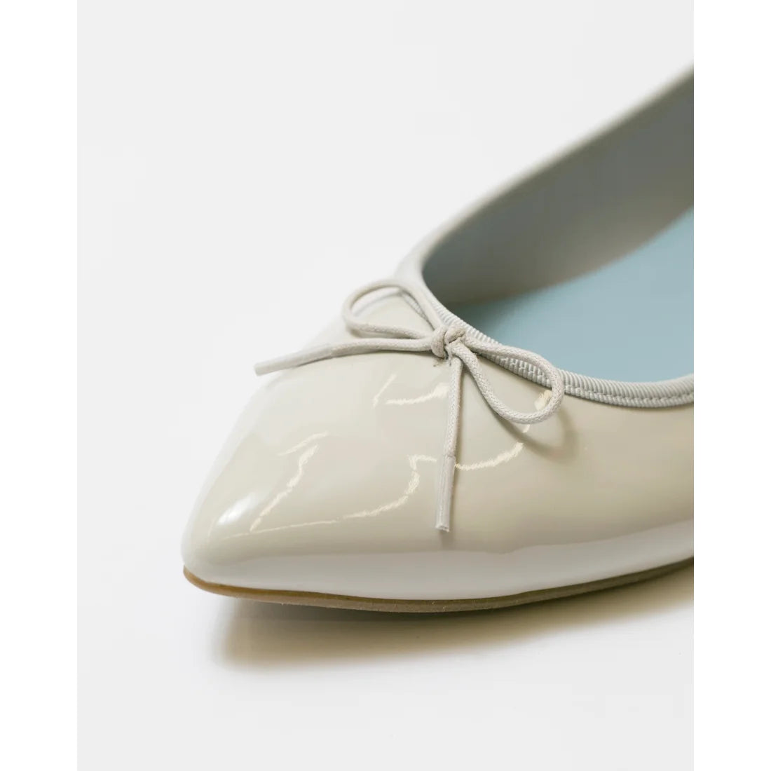 日本製【晴雨兼容】Emma Francis尖頭平底芭蕾舞晴雨鞋(	01a-E 153)(Grey enamel)（グレー エナメル）