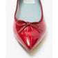 日本製【晴雨兼容】Emma Francis尖頭平底芭蕾舞晴雨鞋(01a-E 135)(Dark red enamel)（ダークレッド エナメル）