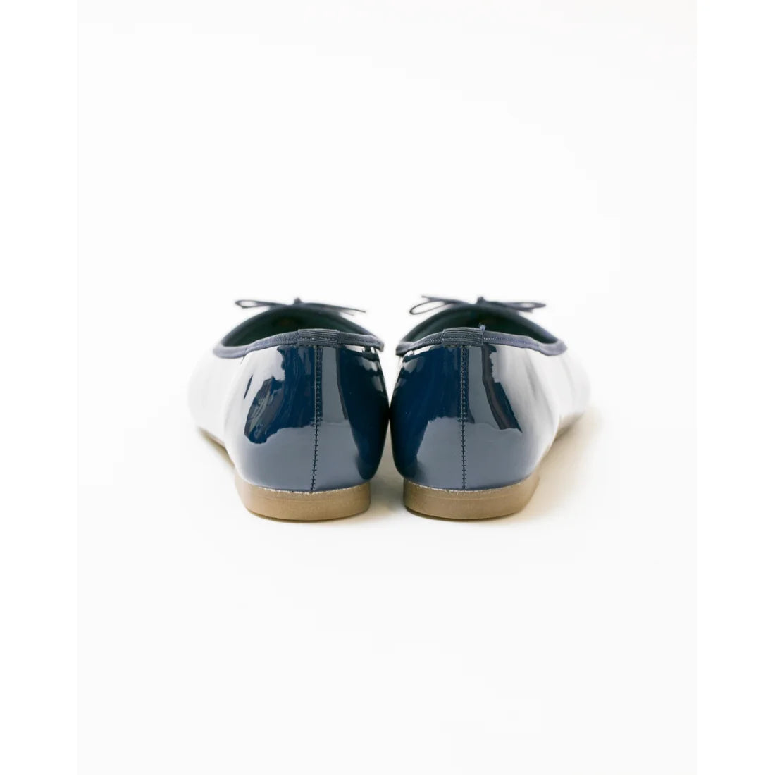 日本製【晴雨兼容】Emma Francis尖頭平底芭蕾舞晴雨鞋(01a-E 117)(Navy Enamel)（ネイビー エナメル）