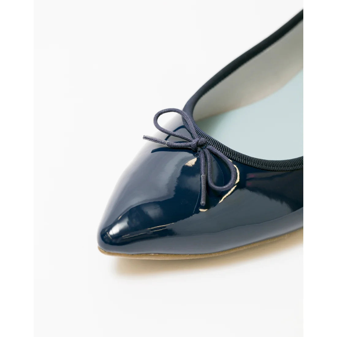 日本製【晴雨兼容】Emma Francis尖頭平底芭蕾舞晴雨鞋(01a-E 117)(Navy Enamel)（ネイビー エナメル）