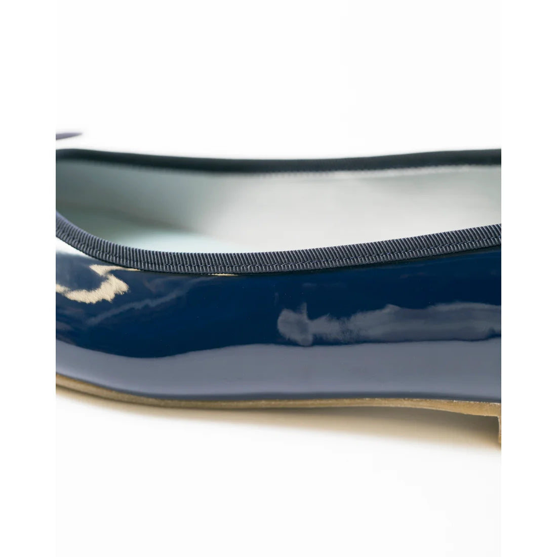 日本製【晴雨兼容】Emma Francis尖頭平底芭蕾舞晴雨鞋(01a-E 117)(Navy Enamel)（ネイビー エナメル）