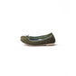 日本製【珍珠色調防水】Emma Francis圓頭平底芭蕾舞鞋(02b-L S147)(Khaki leather suede)（カーキ レザースエード）