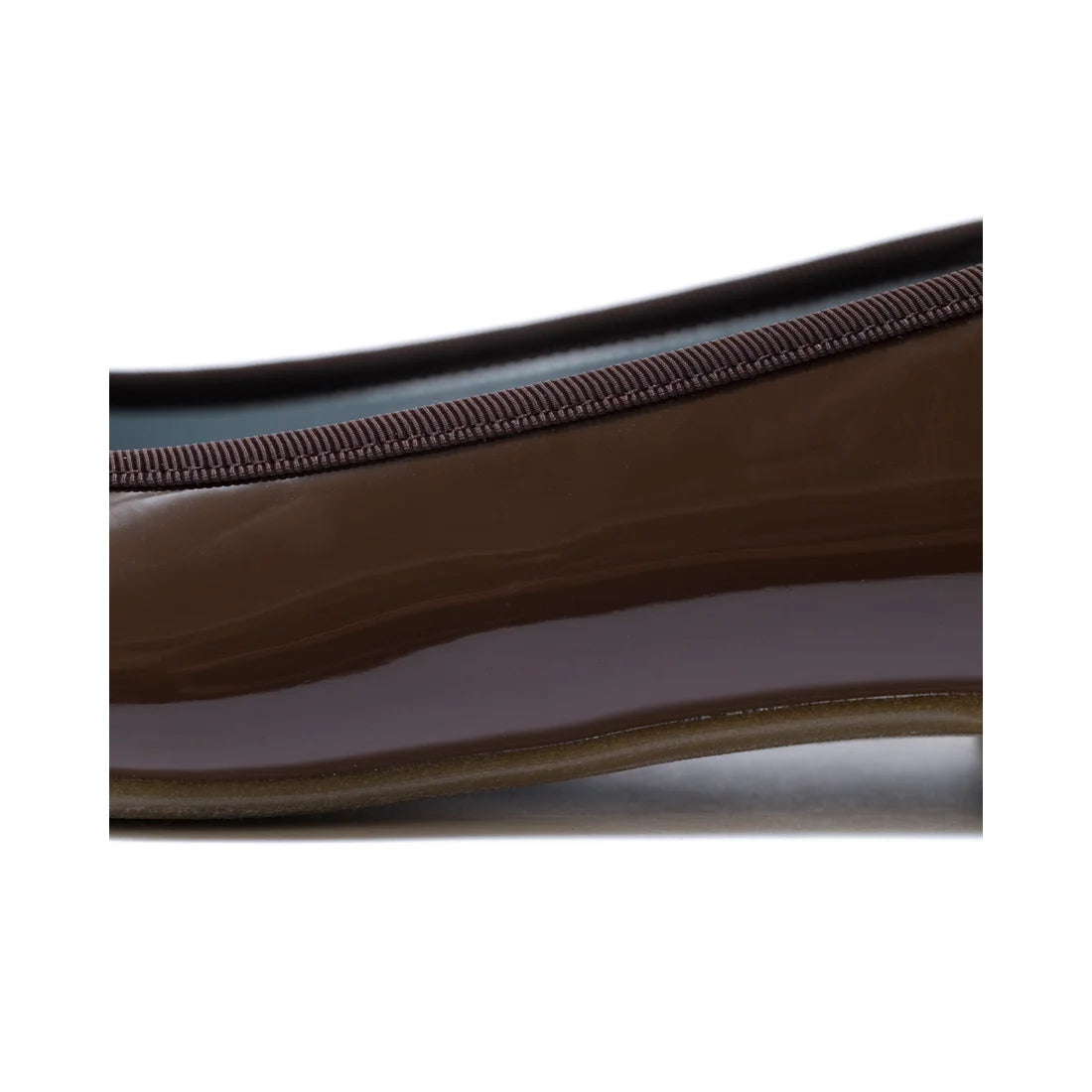 日本製【晴雨兼容】Emma Francis尖頭平底芭蕾舞晴雨鞋(01a-E 105)(Brown Enamel)（ブラウン エナメル）
