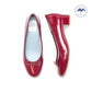 日本製【相容雨天】Emma Francis 圓頭3cm跟芭蕾舞鞋(3001a-E 135)(Red enamel)（レッド エナメル）