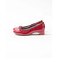日本製【相容雨天】Emma Francis 圓頭3cm跟芭蕾舞鞋(3001a-E 135)(Red enamel)（レッド エナメル）