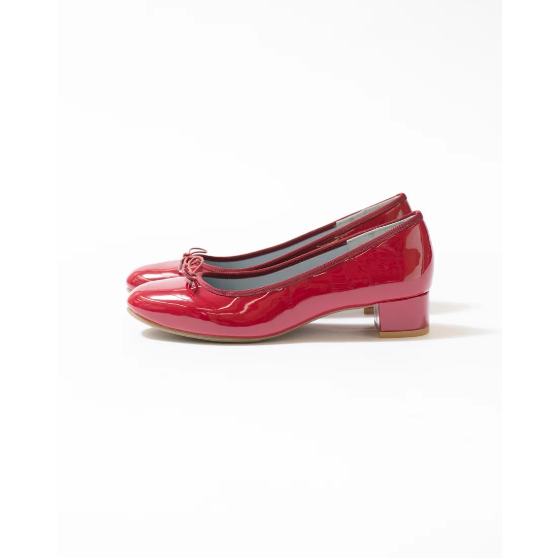 日本製【相容雨天】Emma Francis 圓頭3cm跟芭蕾舞鞋(3001a-E 135)(Red enamel)（レッド エナメル）