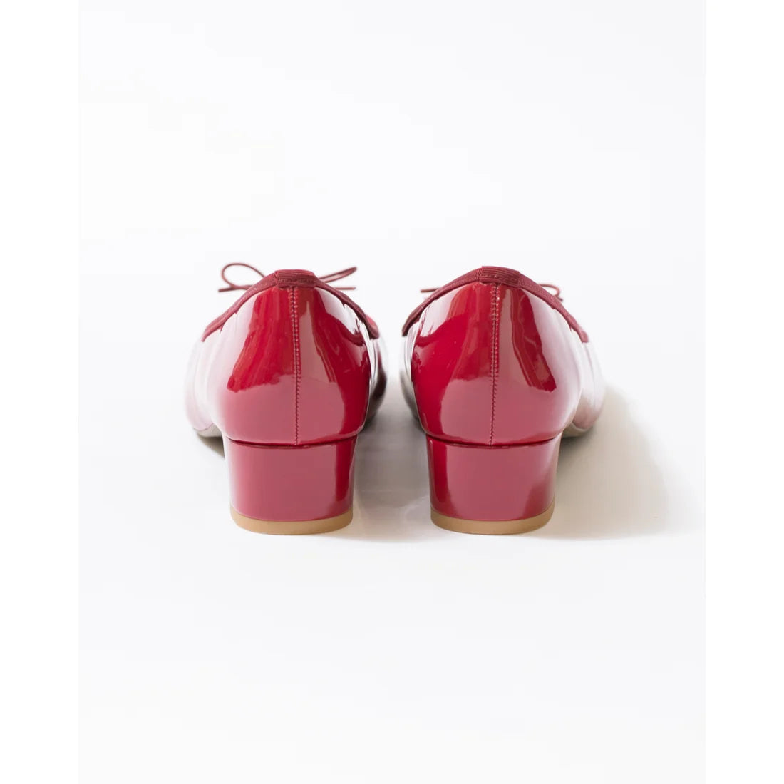 日本製【相容雨天】Emma Francis 圓頭3cm跟芭蕾舞鞋(3001a-E 135)(Red enamel)（レッド エナメル）