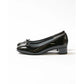 日本製【相容雨天】Emma Francis 圓頭3cm跟芭蕾舞鞋(3001a-E 101)(Black enamel)（ブラック エナメル）