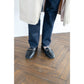 [蘋果皮][防水]Emma Francis 平底樂福鞋（黑蘋果皮滑順）(03c-AP 101)(black apple leather smooth)（ブラック アップルレザースムース）