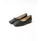 [蘋果皮][防水]Emma Francis 平底芭蕾舞鞋（黑蘋果皮光滑(03b-AP 101)(black apple leather smooth)（ブラック アップルレザースムース）