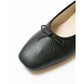 [蘋果皮][防水]Emma Francis 平底芭蕾舞鞋（黑蘋果皮光滑(03b-AP 101)(black apple leather smooth)（ブラック アップルレザースムース）