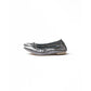 日本製【珍珠色調防水】Emma Francis尖頭平底芭蕾舞鞋(01b-L M174 )(steel leather mylar)（スチール レザーマイラー）