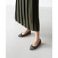 日本製 Emma Francis 絨面革尖頭平底芭蕾舞鞋 (01l-S 153)(Gray suede)（グレー スエード）