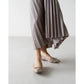 日本製 Emma Francis 絨面革尖頭平底芭蕾舞鞋 (01l-S 155)(Charcoal gray suede)（チャコールグレー スエード）