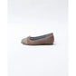 日本製 Emma Francis 絨面革尖頭平底芭蕾舞鞋 (01l-S 155)(Charcoal gray suede)（チャコールグレー スエード）