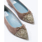 日本製 Emma Francis 絨面革尖頭平底芭蕾舞鞋 (01l-S 155)(Charcoal gray suede)（チャコールグレー スエード）
