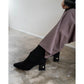 日本製Emma Francis 珍珠跟針織靴（黑色絨面革）(9006-S 101)(black suede)(ブラック スエード）