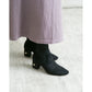 日本製Emma Francis 珍珠跟針織靴（黑色絨面革）(9006-S 101)(black suede)(ブラック スエード）