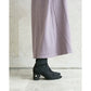 日本製Emma Francis 珍珠跟針織靴（黑色絨面革）(9006-S 101)(black suede)(ブラック スエード）