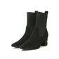日本製Emma Francis 珍珠跟針織靴（黑色絨面革）(9006-S 101)(black suede)(ブラック スエード）